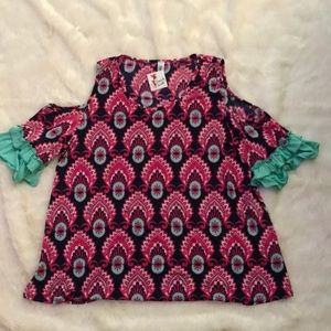 Perfectly Priscilla cold shoulder top